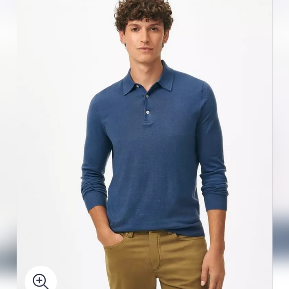 Brooks Brother's Luxe Polo Sweater in Silk and Cotton